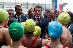 Macron plans to swim in murky Seine